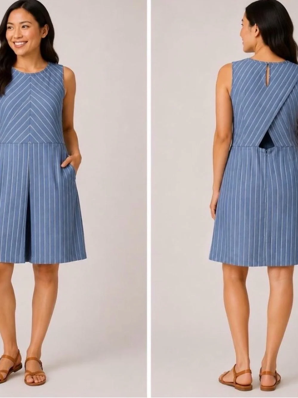J. Crew sleeveless midi